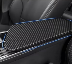 Anti-Scratch Console Cover (Carbon Fiber/Leather) For Kia EV6 2022-2026