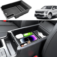 Console Organizer (All Trims/X-Line, White Mats) For Kia Sorento (2024-2026)