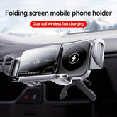15W Dual Coil Wireless Car Charger Phone Mount