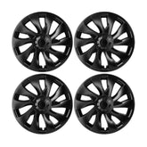 18‘’ Turbine Wheel Covers Matte Black Type B for Model 3 - TESDADDY
