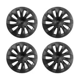 20" Turbine Wheel Covers Matte Black For Tesla Model Y (2022-2024)