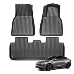 3D All-Weather TPE Floor Mats For Tesla Model Y (2025-2026 Juniper)