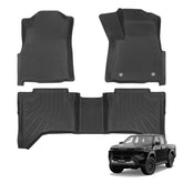 TPE Floor Mats For Toyota Hilux (double cab) (2015-2025)