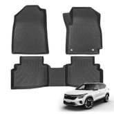 3D All-Weather TPE Floor Mats For Kia Seltos (2019–2026)