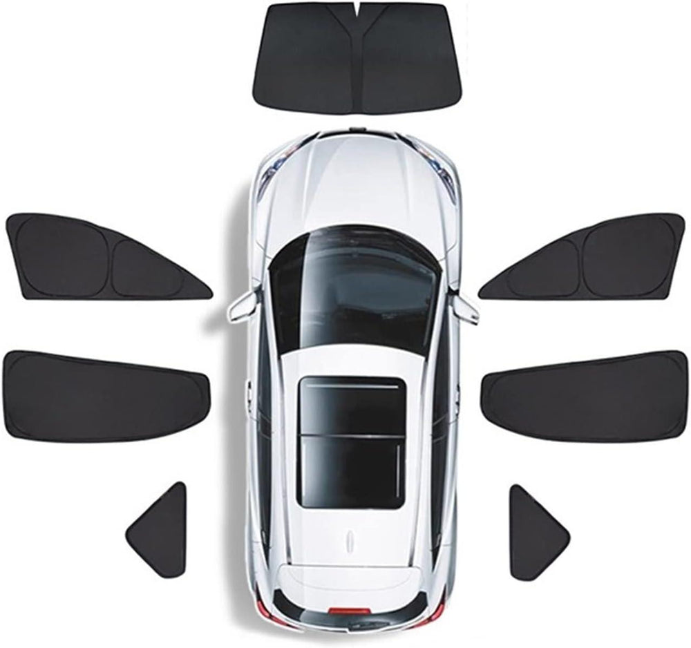 Privacy Curtains & Full Windows Sunshade For Model 3 -TESDADDY