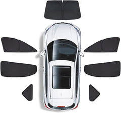 Privacy Curtains & Full Windows Sunshade For Model 3 -TESDADDY