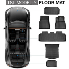 Bundle: Floor Mats and Liners For Tesla Model Y (2022-2024)