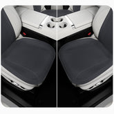 Nappa Leather Car Seat Cushion & Backrest Set