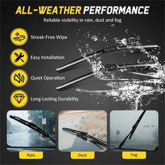 Front Wiper Blades For Mitsubishi Eclipse Cross (2021-2025)