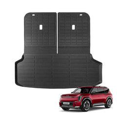 TPE Full Boot & Seat Back Protection Mat For Kia EV9 (2023–2026)