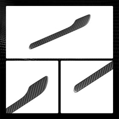Real Carbon Fibre Car Door Handle Wrap Cover For Tesla Model 3(2024-2026)/Model Y(2025-2026)