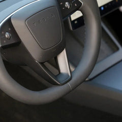 Steering Wheel Decorative Overlay For Tesla Model 3 (2024-2026)/ Model Y (2025-2026 Juniper)
