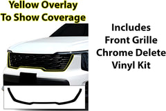 Front Chrome Delete For Kia Sorento (2024-2026)