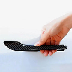 Real Carbon Fibre Car Door Handle Wrap Cover For Tesla Model 3(2024-2026)/Model Y(2025-2026)