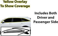 Side Window Chrome Delete (Gloss Black) For Kia Sorento (2021-2026)