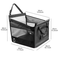 Waterproof Dog Car Seat Booster & Travel Bed