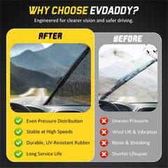 Front Wiper Blades For Mitsubishi Eclipse Cross (2021-2025)