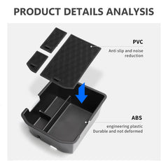 Center Armrest Storage Box Organizer For Chery Tiggo 4 / Tiggo 4 Pro (2024–2026)