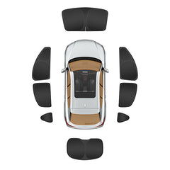 Privacy Curtains & Full Window Sunshades For Volkswagen Golf (2018-2026)