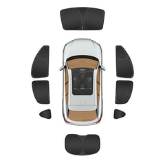 Privacy Curtains & Full Window Sunshades For Volkswagen Golf (2018-2026)