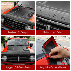 Bonnet Protector & Scoop Hood Cover For GWM Tank 300 (2023-2026)