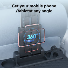 Multi-Functional Foldable Car Back Seat Tray Table