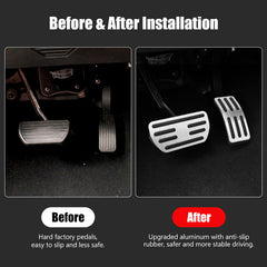 Aluminium Anti-Slip Accelerator & Brake Pedal Covers For GWM Tank 300 (2023-2026)