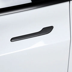 Real Carbon Fibre Car Door Handle Wrap Cover For Tesla Model 3(2024-2026)/Model Y(2025-2026)