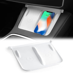 Center Console Wireless Charging Silicone Liner Protector For Model 3/Y - TESDADDY