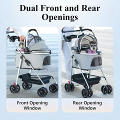 3-in-1 Pet Carrier & Stroller