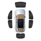 Privacy Curtains & Full Window Sunshades For Ford Mustang (2015-2026)