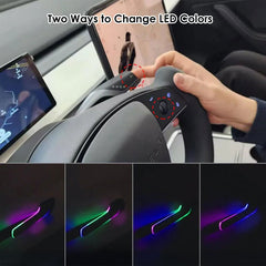 Smart Electric Door Handle With LED For Tesla Model Y (2025-2026)/Model 3(2024-2026)