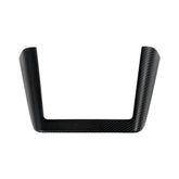 TESDADDY carbon fibre wireless phone charger surround trim for Tesla Model 3 2024–2025 and Model Y 2025 Juniper.