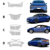 Different protection areas shown for front, side, and rear sections.