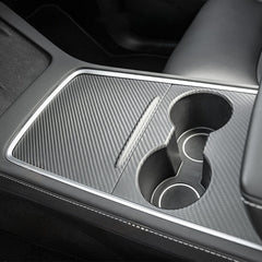 Matte carbon fiber texture, sleek look.