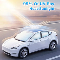 Privacy Curtains & Full Window Sunshades For Tesla Model Y (2022-2026)
