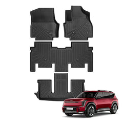 3D All-Weather TPE Floor Mats For Kia EV9 (2023–2026)