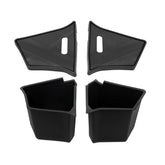 Complete set of trunk storage boxes for Model Y L 2026 including left and right rear cargo organizers