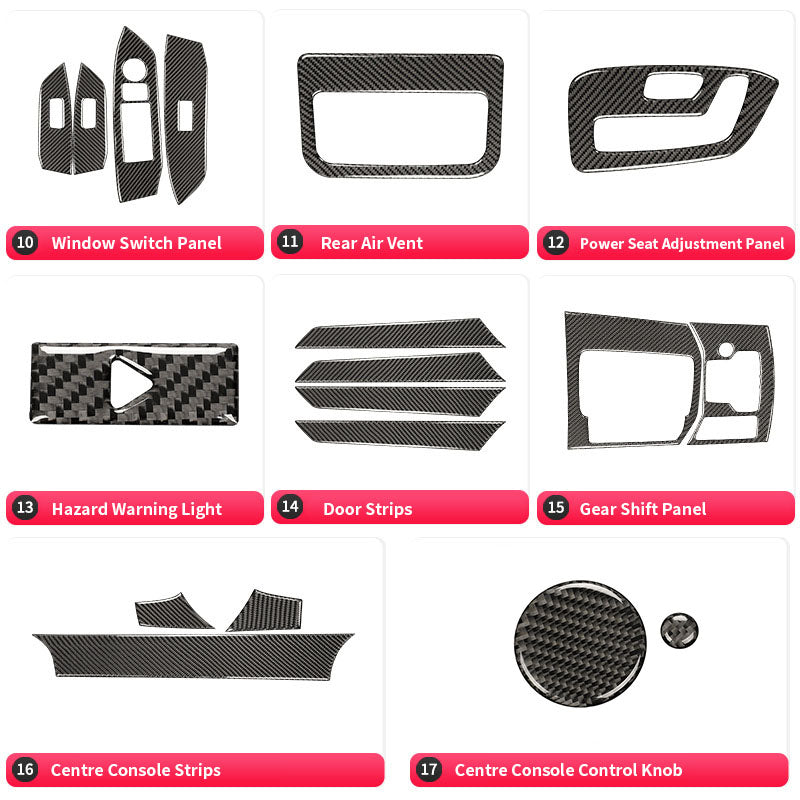 Interior & Exterior Trim Cover Kit For Mazda CX-5 (2017–2026)