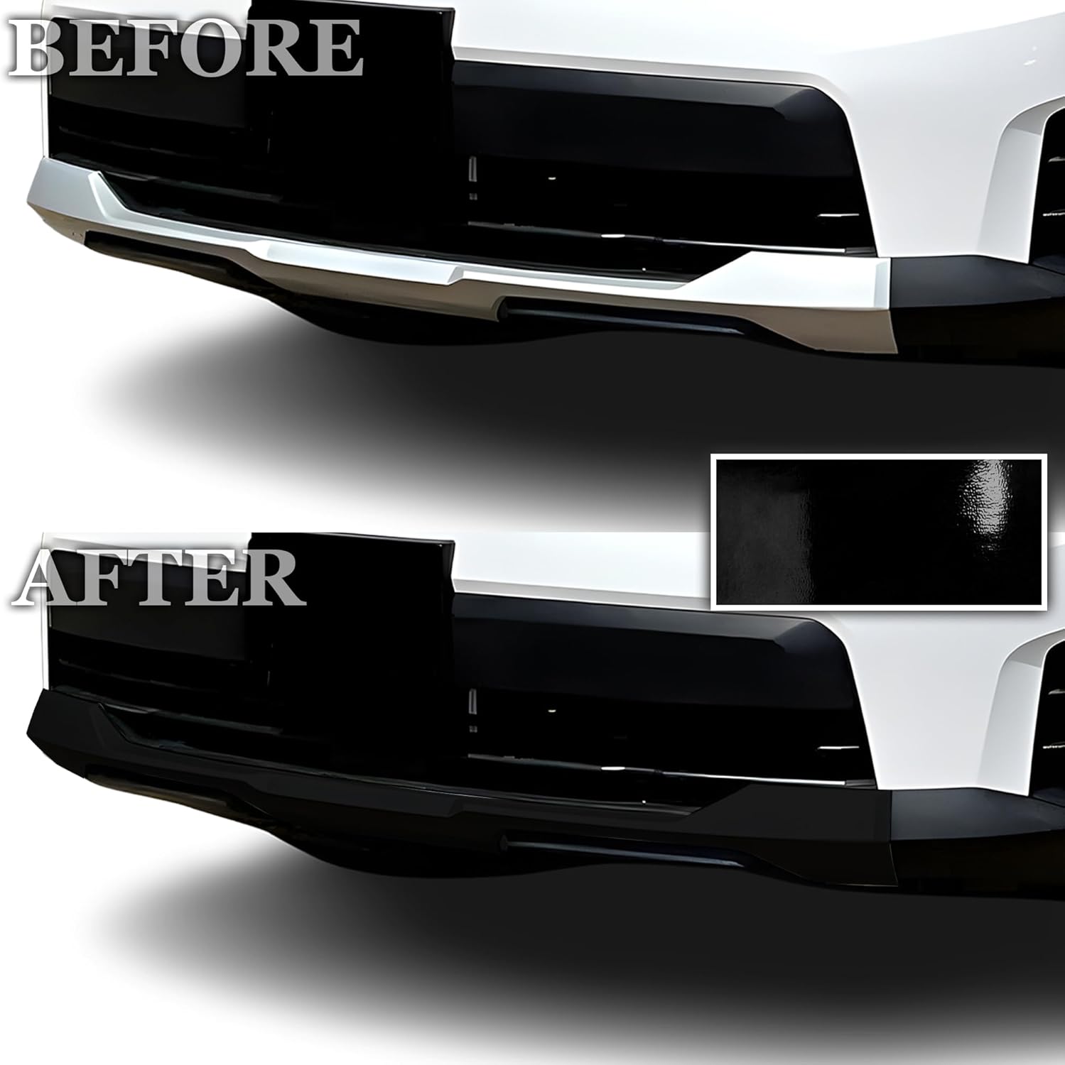 Front Lip Chrome Delete For kia Sorento (2024-2026)