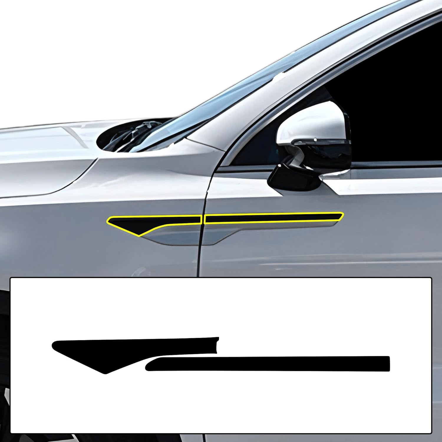 Side Fender Badge Chrome Delete (Gloss Black) For kia Sorento (2024-2026)