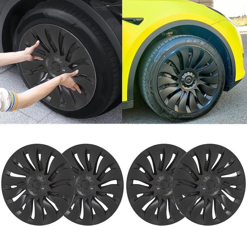 19‘’ Turbine Symmetrical Wheel Covers For Model Y - TESDADDY
