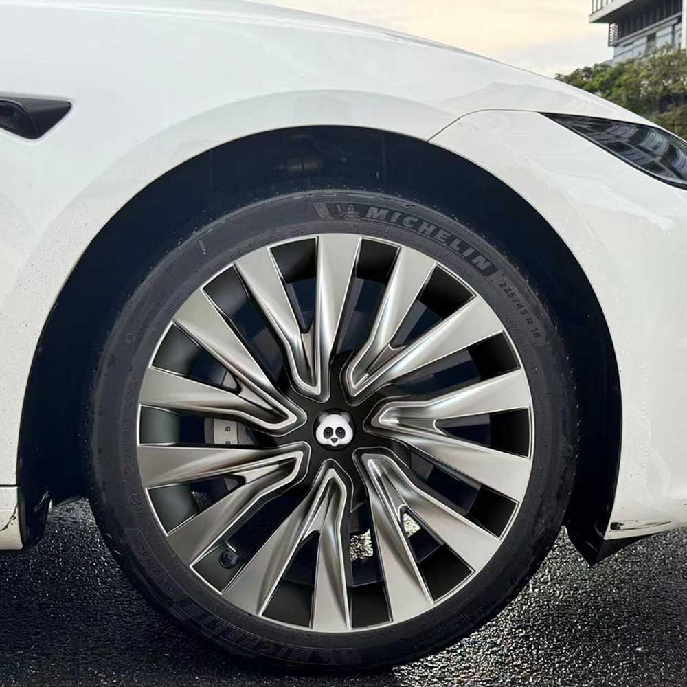 19'' Vortex Blade Wheel Cover For Model 3(2024-2025) 4