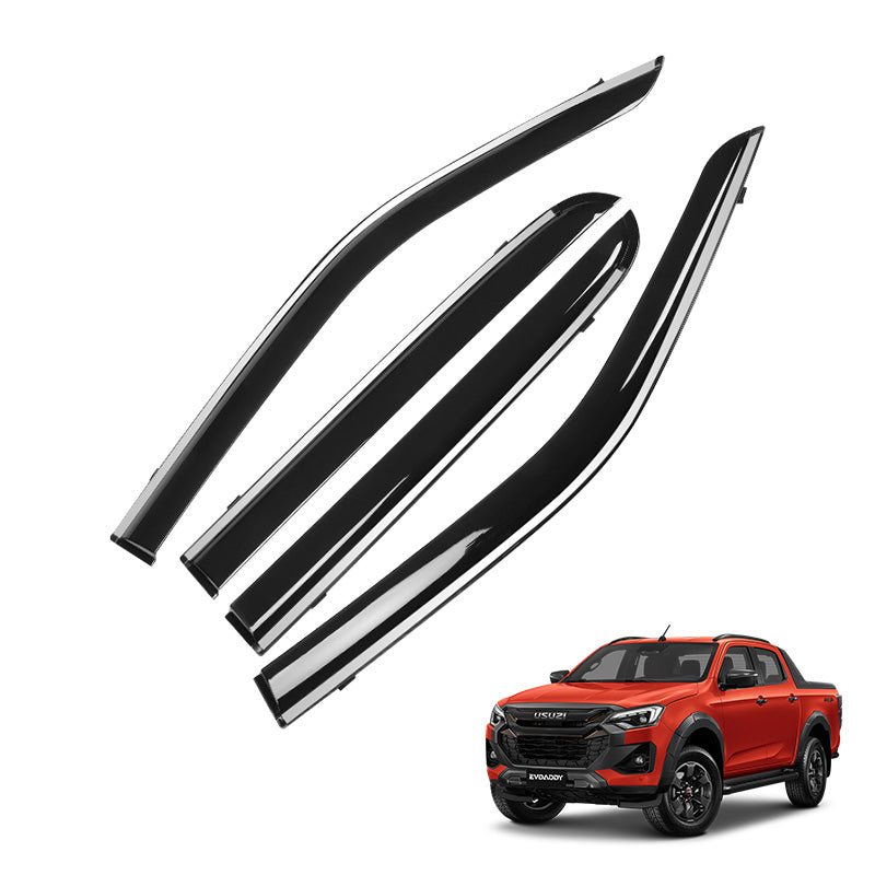 Weather Shields Window Visors For Isuzu D-Max Dual Cab (2021-2026)