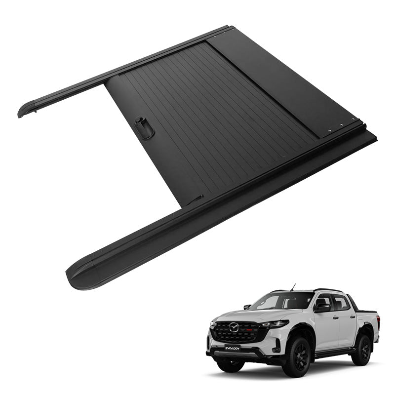 Manual Retractable Roll-Up Tonneau Cover For Mazda BT-50 (2020–2026)
