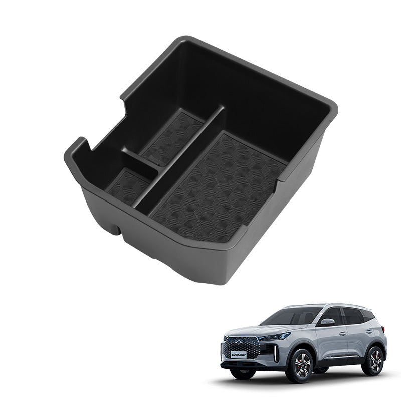 Center Armrest Storage Box Organizer For Chery Tiggo 4 / Tiggo 4 Pro (2024–2026)