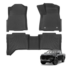 TPE Floor Mats For Toyota Hilux (double cab) (2015-2025)