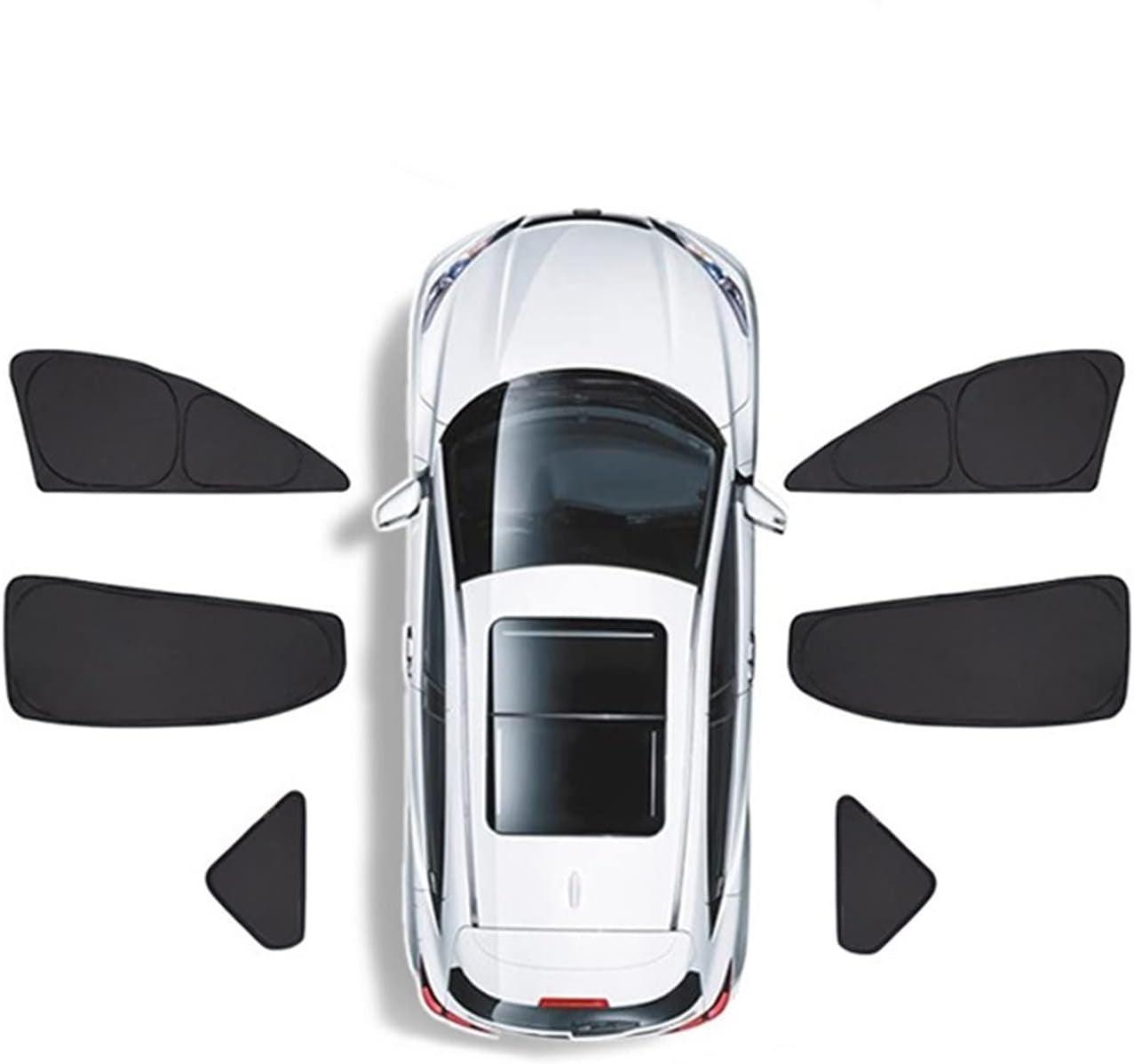 Privacy Curtains & Full Windows Sunshade For Model 3 -TESDADDY