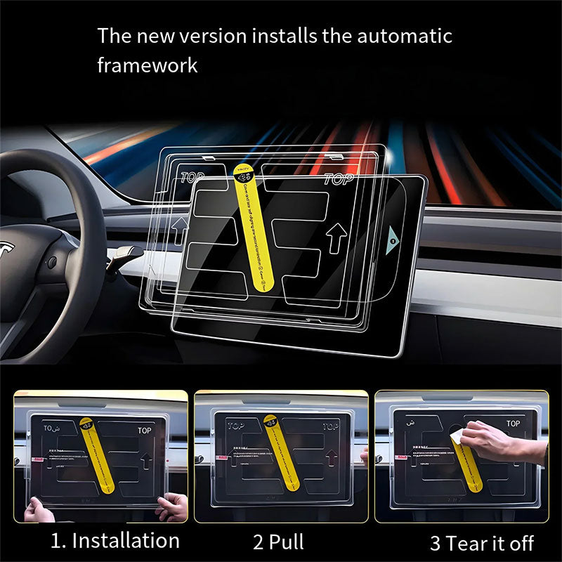16″ Tempered Glass Screen Protector For Tesla Model Y(2026)