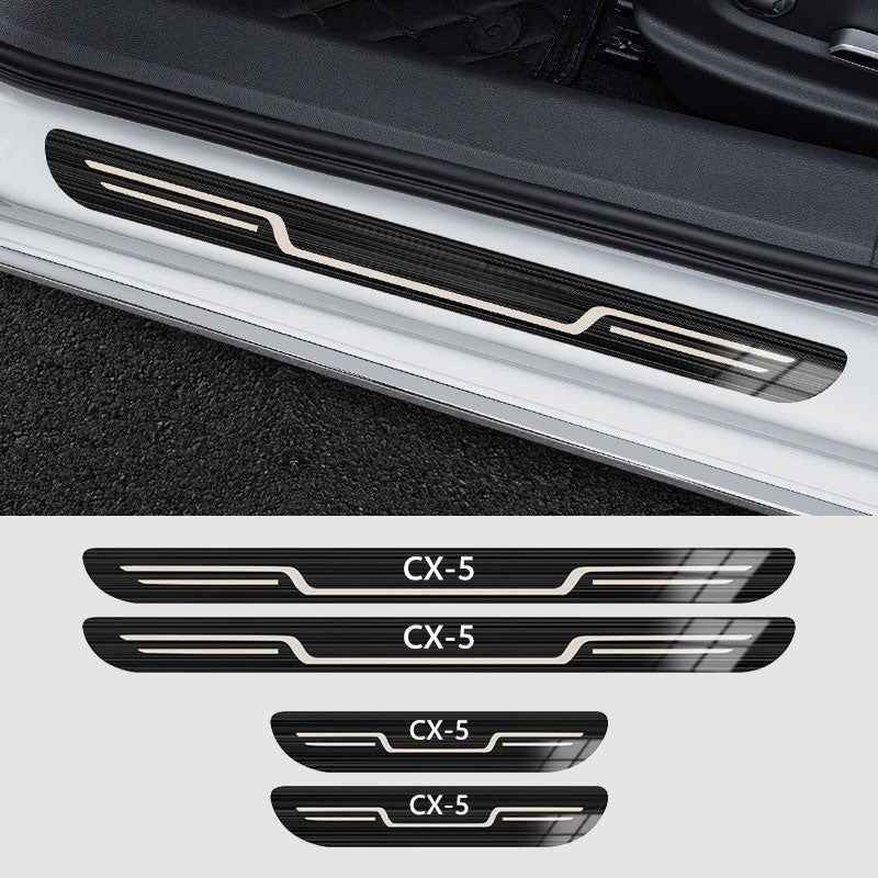Car Door Sill Protector Plates For Mazda CX-5 (2017–2026)